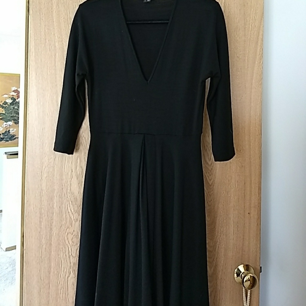 Sexiest long black dress ever!